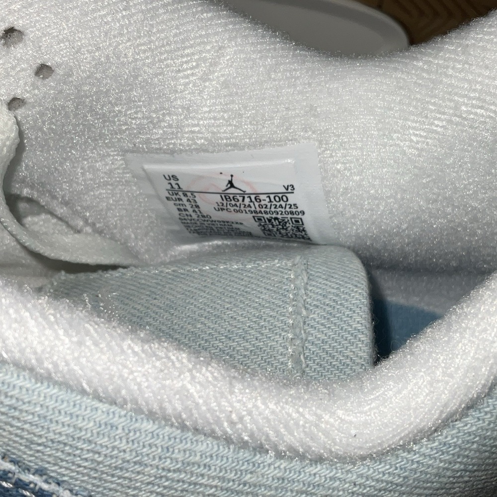 Nike Air Jordan 4 Denim Worn Blue IB6716-100 Size 11w /9.5m Gum Sole - Picture 6 of 6